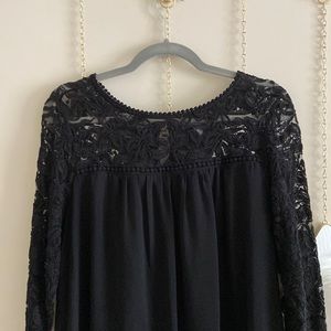 Luxology Lace and chiffon dress Size 14W